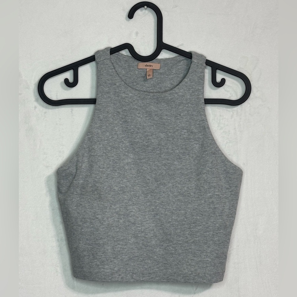 Eberjey Gray Crop Top